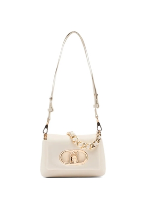 LIU JO small LaPuffy monogram shoulder bag - Neutrals