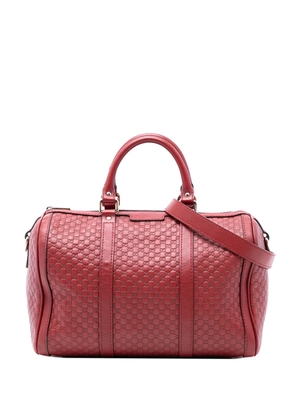 Gucci Pre-Owned 2016-2026 Medium Microguccissima Joy Boston Bag satchel - Red