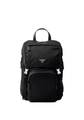 Prada Re-Nylon buckle backpack - Black
