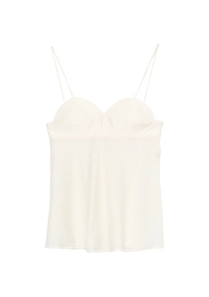 Cordera sweetheart-neck spaghetti-strap top - Neutrals