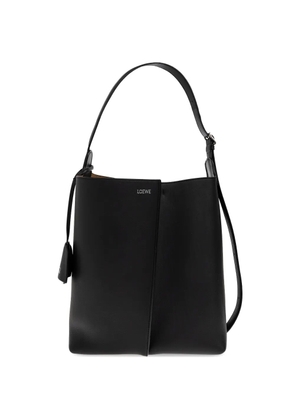 LOEWE large Bilbao leather bucket bag - Black