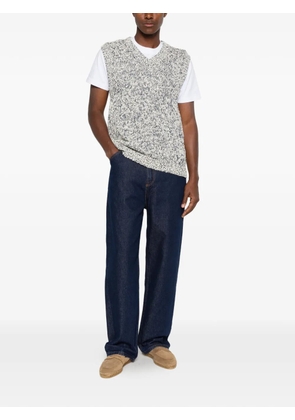 AMARANTO marl-effect vest - Neutrals