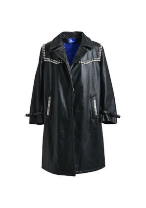 MARKING DISTANCE studded coat - Black