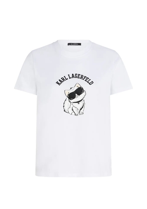 Karl Lagerfeld Ikon Choupette T-shirt - White