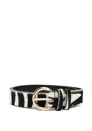 Max Mara Talbero animal-print belt - White