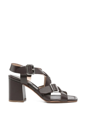 Anna F. buckle-strap heeled sandals - Brown