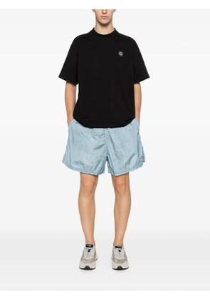 Stone Island logo-print shorts - Blue