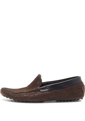 Tod's Vintage Pre-owned suede loafers - Brown
