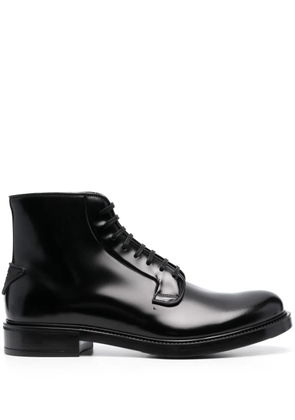 Prada leather ankle boots - Black