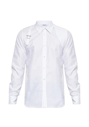 Alexander McQueen monogram harness shirt - White