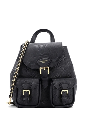 Louis Vuitton Pre-Owned Backup Monogram Empreinte Leather backpack - Black