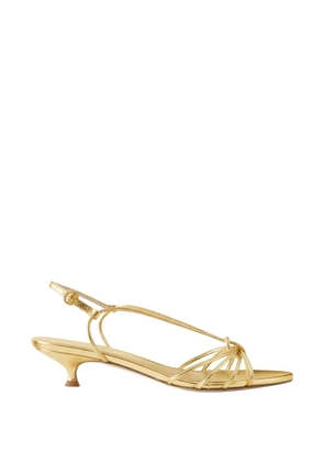 Aeyde Amara metallic-effect sandals - Gold