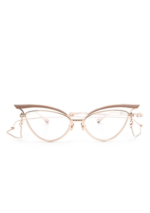 VALENTINO GARAVANI EYEWEAR V-Glassliner cat-eye glasses - Pink