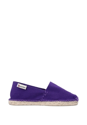 Espadrilles whipstitch-trim canvas espadrilles - Purple