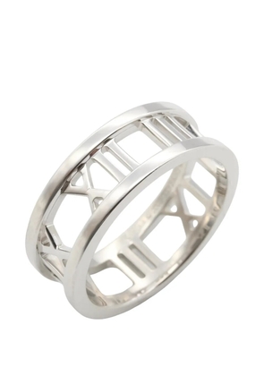 Tiffany & Co. Pre-Owned Atlas Roman numeral ring - Silver