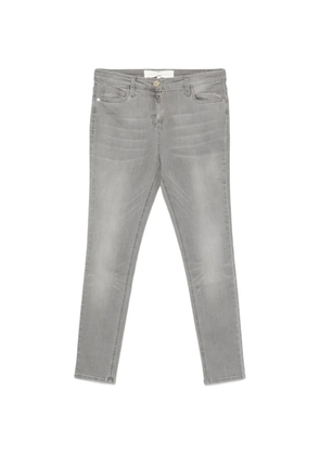 Elisabetta Franchi cropped jeans - Grey