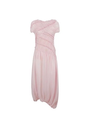 Magda Butrym ruched ruffled dress - Pink
