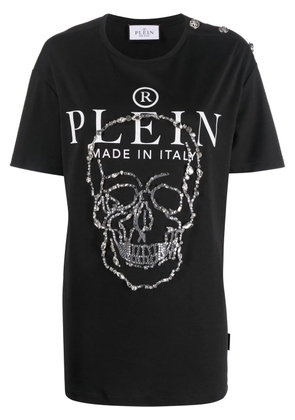 Philipp Plein logo-print short-sleeve T-shirt - Black