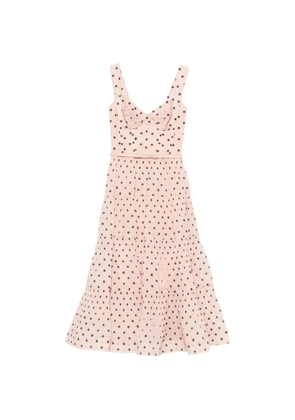ZIMMERMANN polka-dot-pattern midi dress - Pink