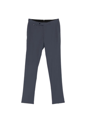 PT Torino logo-plaque tailored trousers - Blue