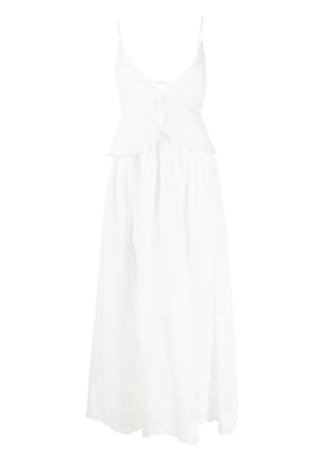 Stella McCartney broderie anglaise maxi dress - White