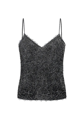 ISABEL MARANT Olva silk top - Black