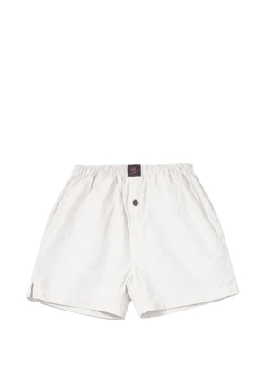 Willy Chavarria textured elasticated shorts - Neutrals