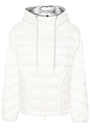 Moncler Delfo hooded down jacket - Neutrals
