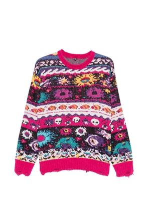 R13 jacquard sweater - Pink