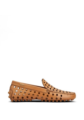 Tod's Gommino perforated loafers - Brown