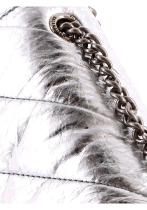 Balenciaga Pre-Owned Crush Chain Flap Bag Quilted Crushed Calfskin Small shoulder bag - Metallic