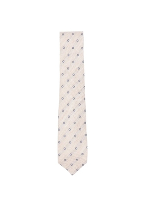 Barba floral-pattern tie - Neutrals