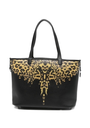 COUNTY OF MILAN leopard-print tote bag - Black