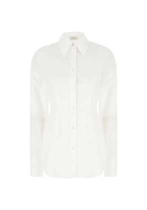 Sportmax Piacere darted-waist shirt - White