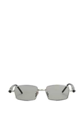 Kuboraum P73 textured-rim sunglasses - Silver