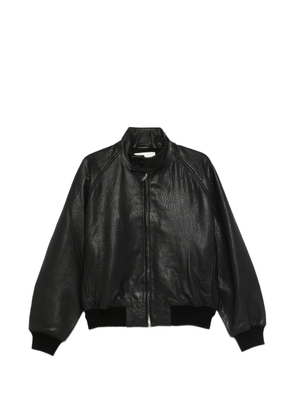 Studio Nicholson zip-up bomber jacket - Black