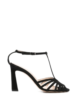 Anna F. caged T-bar sandals - Black