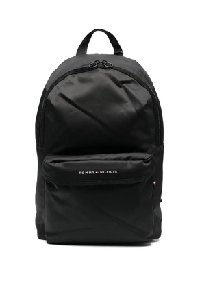 Tommy Hilfiger logo-print zipped backpack - Black