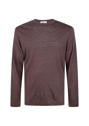 Gran Sasso long-sleeve T-shirt - Brown