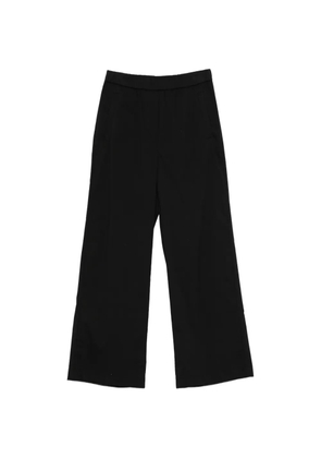 Patrizia Pepe straight-leg poplin trousers - Black
