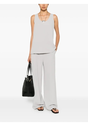 Eleh scoop-neck sleeveless top - Grey