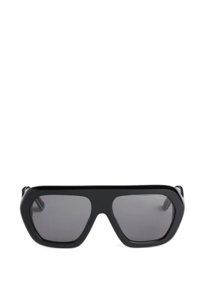 PUCCI geometric sunglasses with printed temples - Black