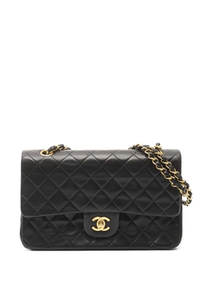 CHANEL Pre-Owned 1994-1996 Double Flap matelassé shoulder bag - Black