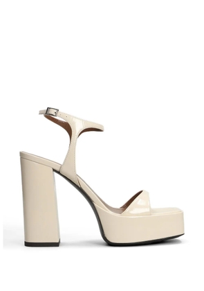 Giuseppe Zanotti Pat Platform 115 sandals - Neutrals
