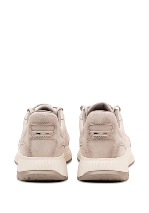 BOSS Evo Run panelled suede sneakers - Neutrals