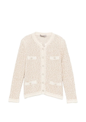 D.Exterior buttoned pocket jacket - Neutrals