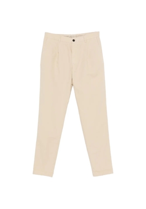 Incotex pleated twill trousers - Neutrals