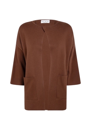 Ma'ry'ya front-pockets cardigan - Brown