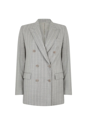 Tagliatore double-breasted pinstripe blazer - Grey