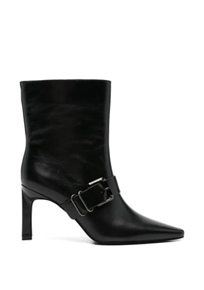SERGIO MORETTI FIRENZE buckle-strap ankle boots - Black